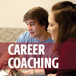 image of career coach working with student