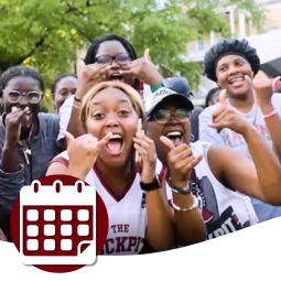 First-gen students at an event