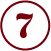 the number seven embedded within a circle