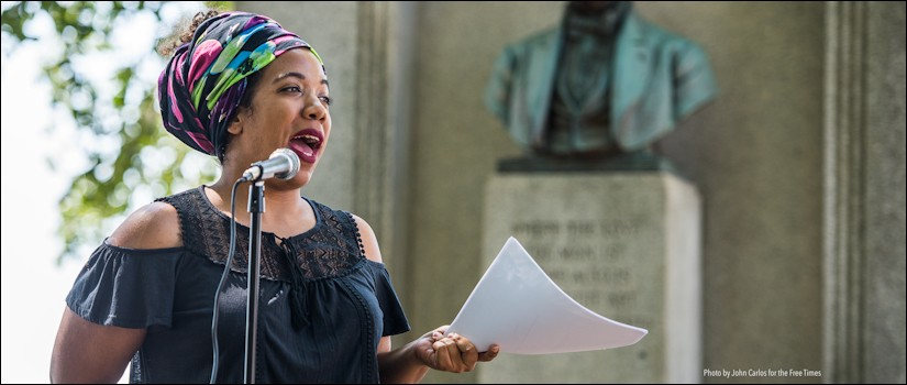MFA Poetry Student Reads Her Work at Poetry Marathon in Columbia