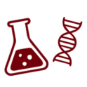 flask and dna logo