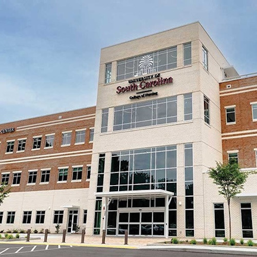 Exterior of new College of Nursing building