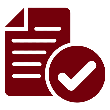 Form icon with check mark