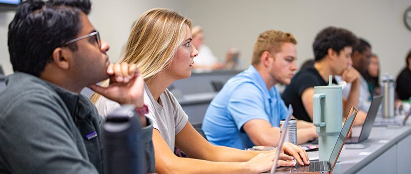 AI students in a lecture