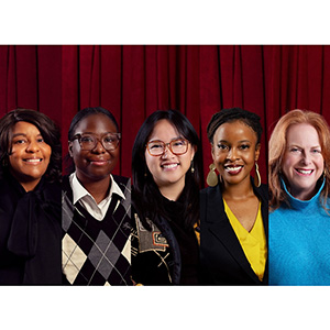 head shots of the five 2026 winners 