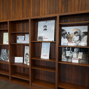 Black History Month exhibit at Thomas Cooper Library